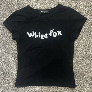 White Fox baby tee